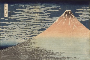 Katsushika Hokusai (1760-1849) 'Red Fuji', or South Wind, Clear Weather (Gaifu kaisei)